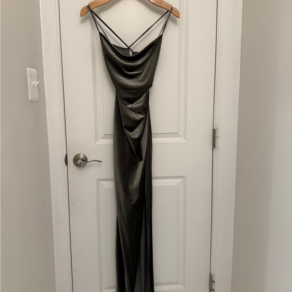 Elegant Green Evening Dress